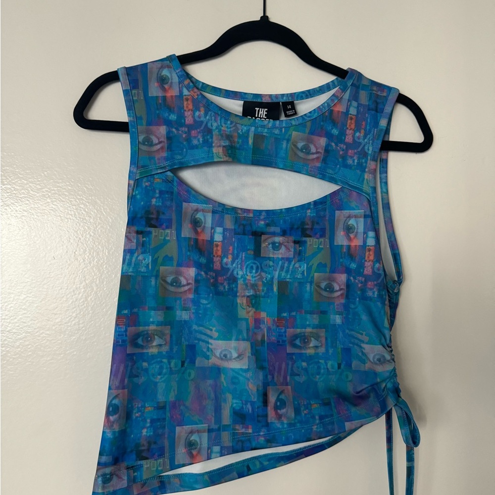 Ragged Priest Digital Graphic Sleeveless Top Tank Top